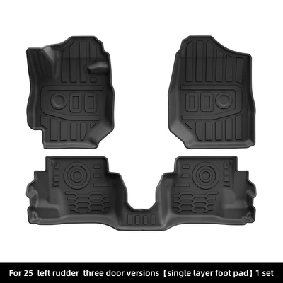 Jimny Jimny Car Floor Mats, Modelə uyğun ayaqaltı - 25-models-of-jimny-single-layer-floor-mats-three-door-versionautomatic-transmission-w250012236