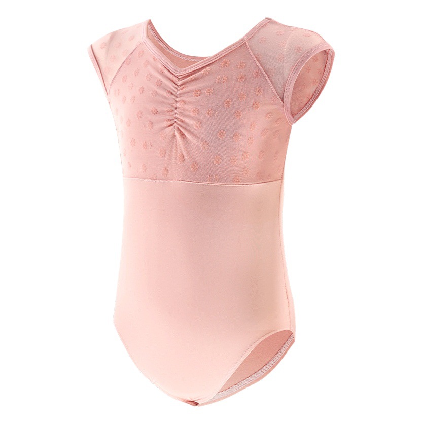 Ropa de baile para niños Ropa de práctica de rendimiento para niñas de danza china Ropa de gimnasia para niños de verano sin mangas Ropa de rendimiento para niños
