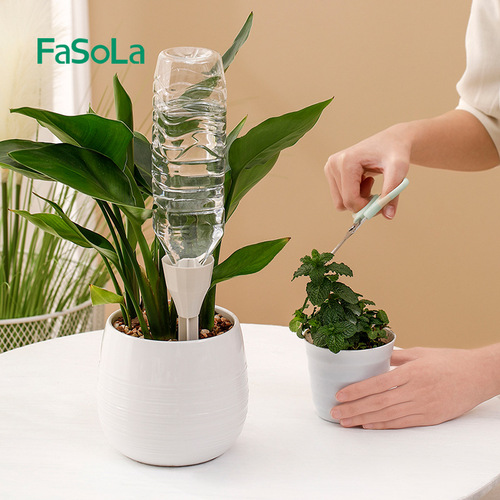 FaSoLa watering flower trip automatic watering device household drip irrigation flower dripper lazy potted plant timed water seeper