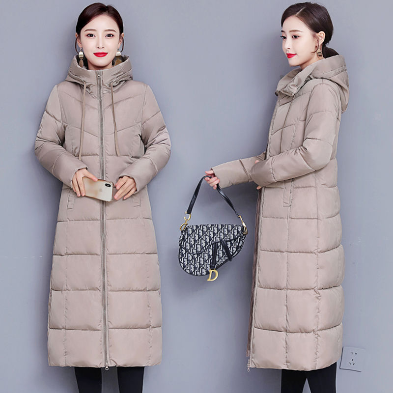 [in Stock with All Colors and Sizes] Cotton-Padded Outwears for Women, Down-Padded Outwears, Mid-Length Large Size Outwears, Thickeneded Cotton-Padded Jackets, Long over the Knee