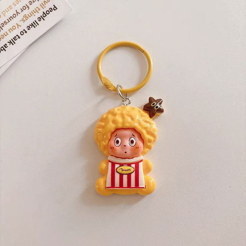 可爱大号卡通星星人钥匙圈挂件创意包包挂饰背包配饰闺蜜情侣礼物|undefined