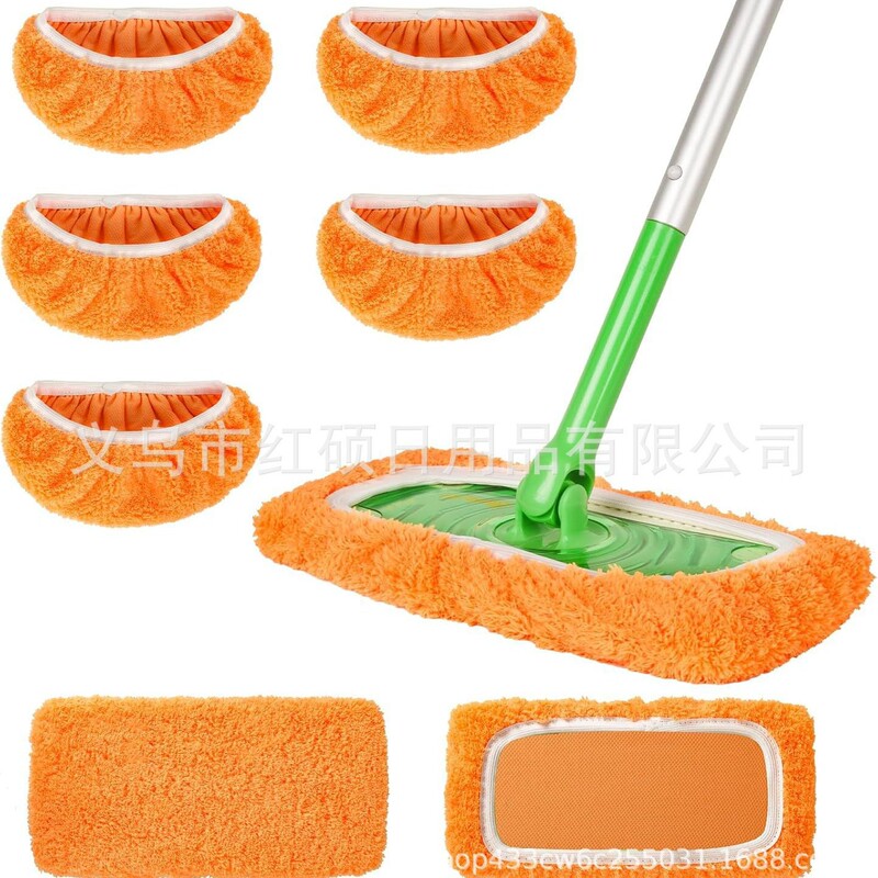 Cross-border Swiffer mop replacement cloth cover, multifunctional for household floor cleaning, suitable for both wet and dry use, Temu mop Cross-border Swiffer mop replacement cloth cover, multifunctional for household floor cleaning, suitable for both wet and dry use, Temu mop