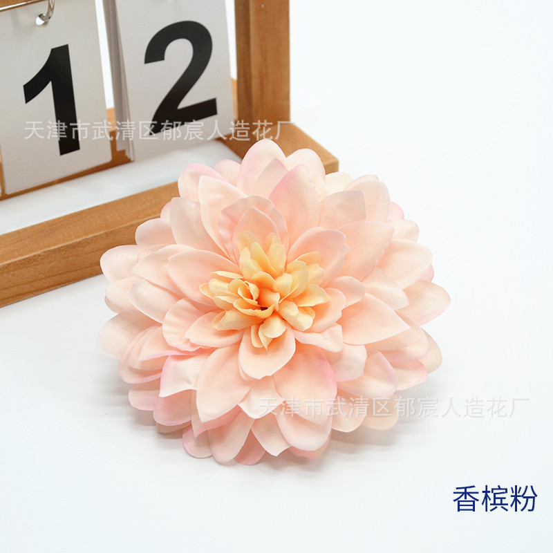 Pintura al óleo de flores de crisantemo simulación de flores de crisantemo de crisantemo DiDi sombrero sombrero de sol decoración flor caja de flores image 9