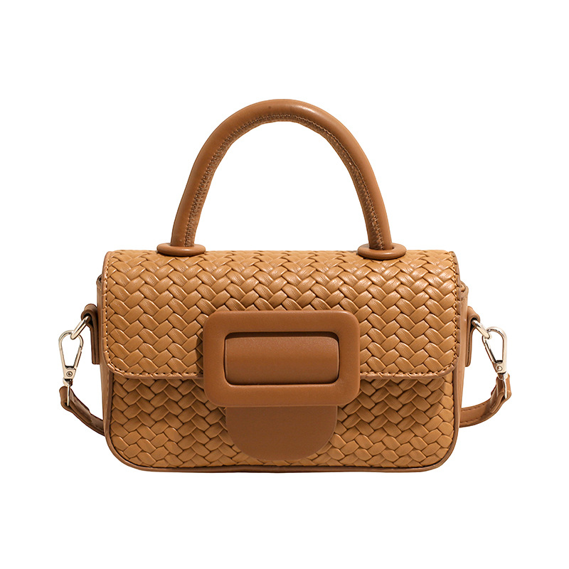 Bolso de mano de alta sensación para mujeres 2026 nueva moda primavera tejida bolso de hombro exquisito bolso de mochila super caliente