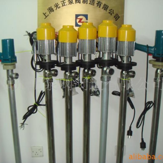 厂家供应光正耐酸油桶泵塑料油桶泵耐碱油桶泵不锈钢电动抽液泵