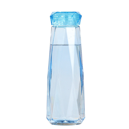 Creative Instagram-worthy cups: Ins-style crystal diamond cups, vibrant glass mugs, couple's sets, gift options, and promotional water bottles