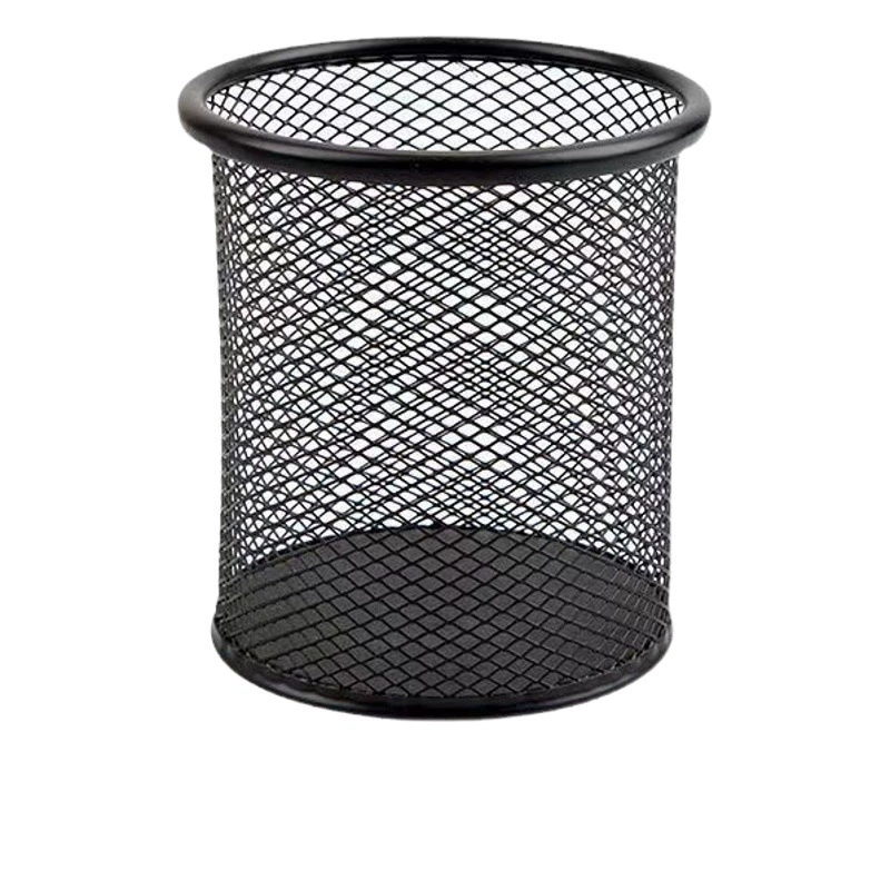 Креативный круглый держатель для ручек, легкий, роскошный, элитный, офисные принадлежности, металлические студенческие настольные украшения, ящик для хранения канцелярских принадлежностей, оптовая продажа