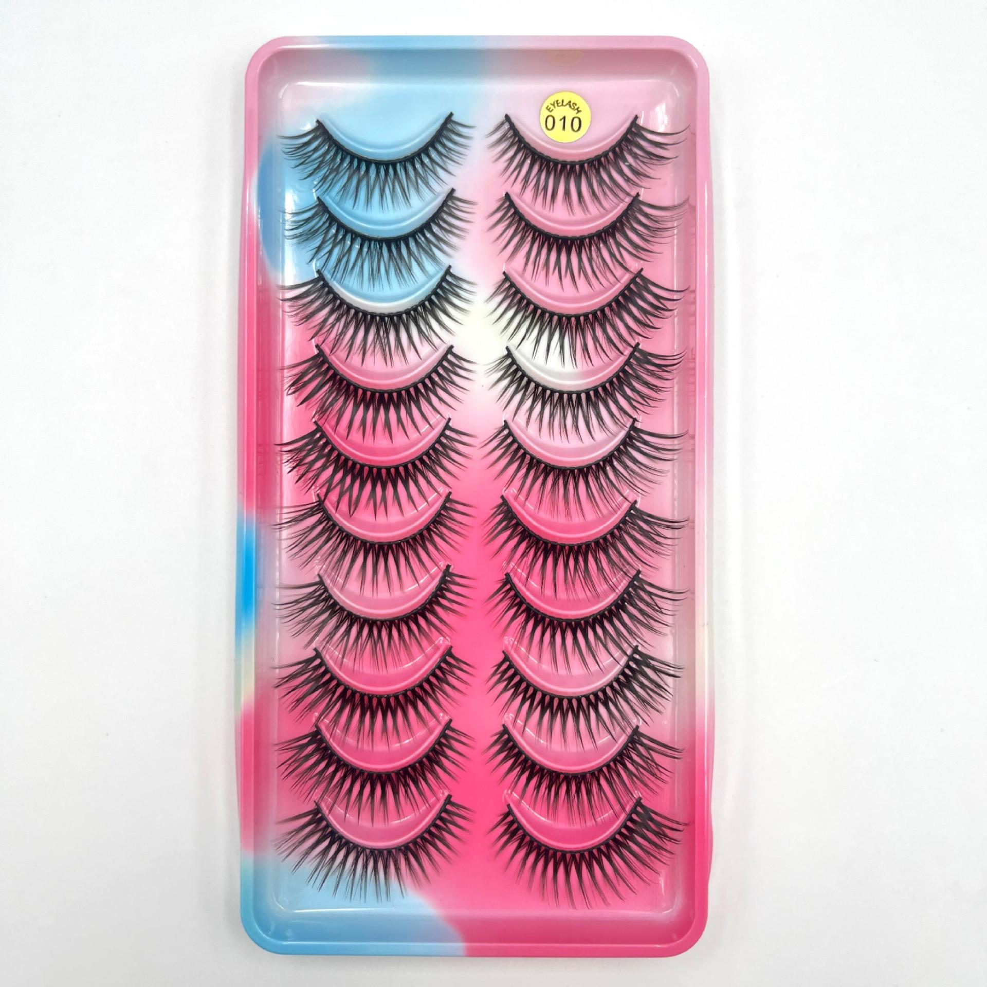 010 초승달 컬러 트레이 10쌍