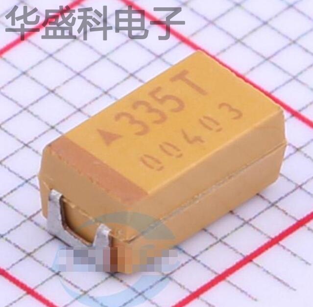 TPSC335K050R1000 描述 3.3uF(335) ±10% 50V 钽电容器