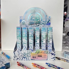 奥特曼盲盒按动水笔动漫学生书写0.5MM二次元高颜值小学生文具批