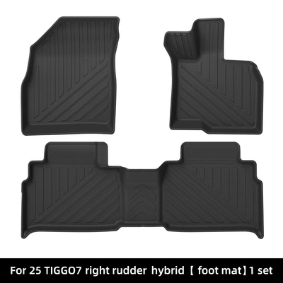 Full Tpe Floor Mats, Trunk – Modelə uyğun ayaqaltı - 25-models-of-tiggo7-single-layer-floor-mats-right-hand-drivehybrid