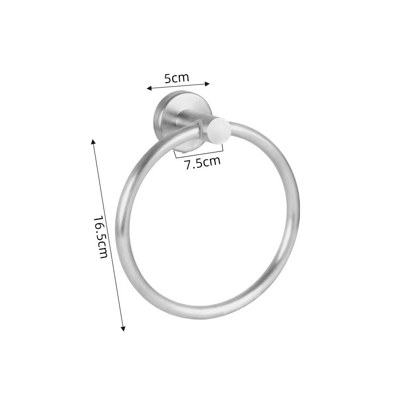 라운드 타월 링 [실버]
