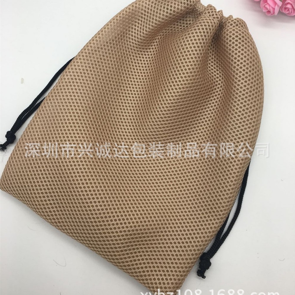 兴诚达2025新品推荐三角网布耳机袋手机礼品网袋三明治网袋收纳袋