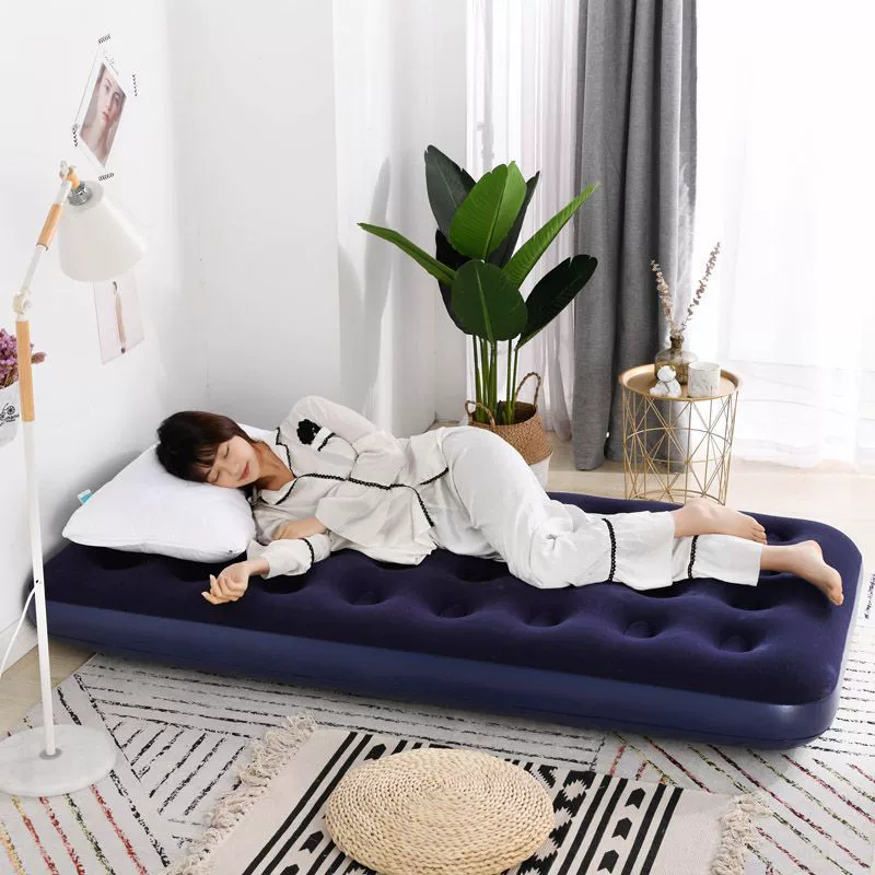 Бесплатный воздушный насос, бытовой надувной матрас, двойной уличный портативный надувной матрас, односпальная ленивая надувная кровать, обеденный перерыв, складной Ouyue