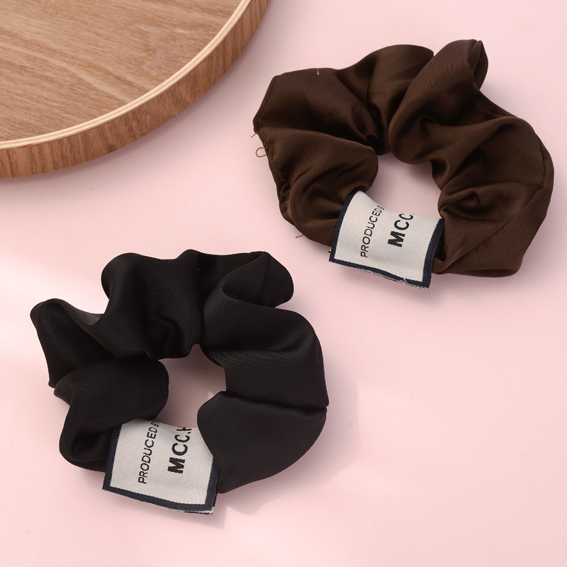 Casual, Daily Occasion Cloth Material Solid Color, Horse Pattern Elegant Retro Simple Style Women's Girl'S Solid Color Horse Cloth Hair Tie