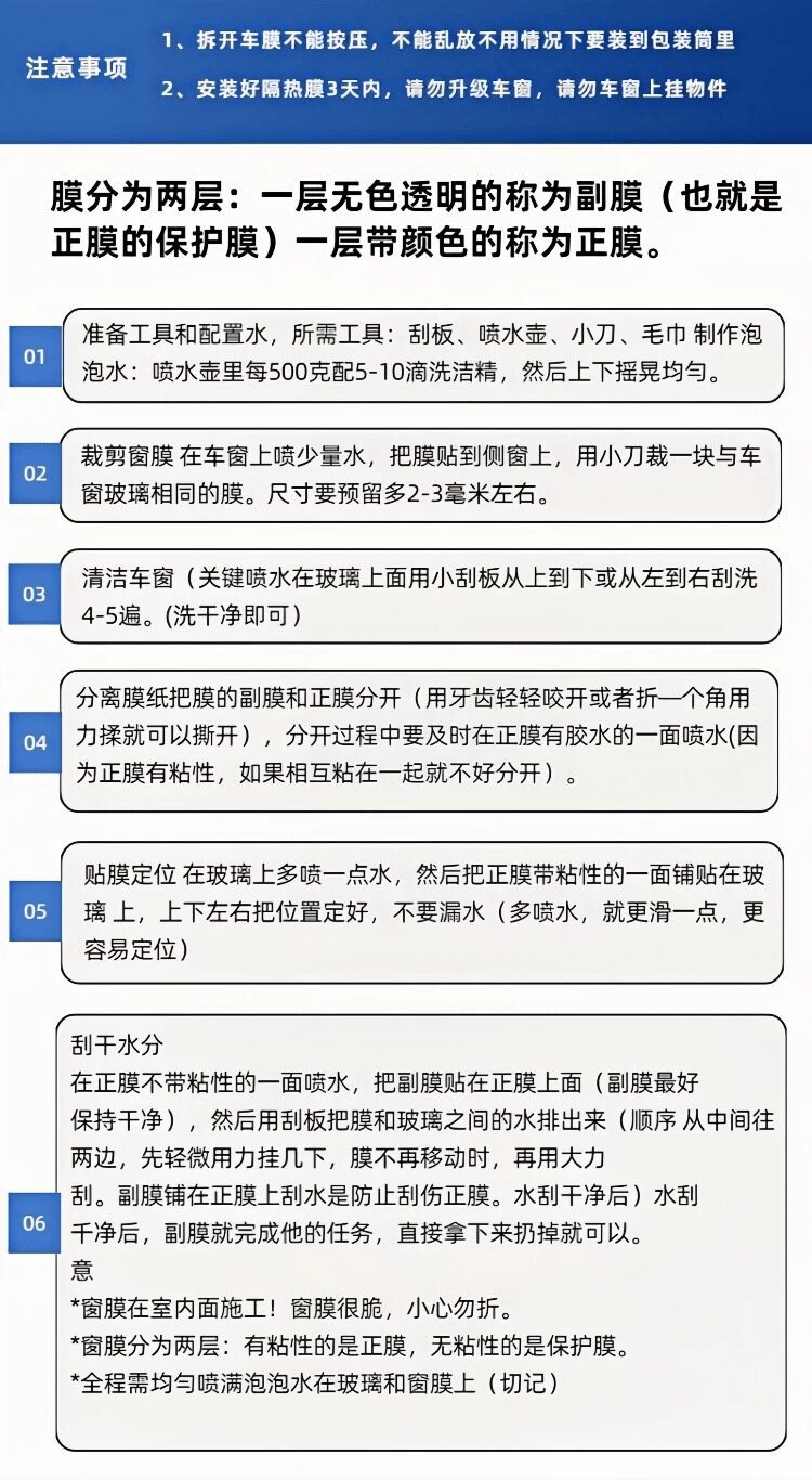 Suitable for Tesla Y, Special Car Window Glass Insulation and Explosion-Proof Film, Electrically Cut, Privacy Protection, Anti-Ultraviolet, Sun Protection