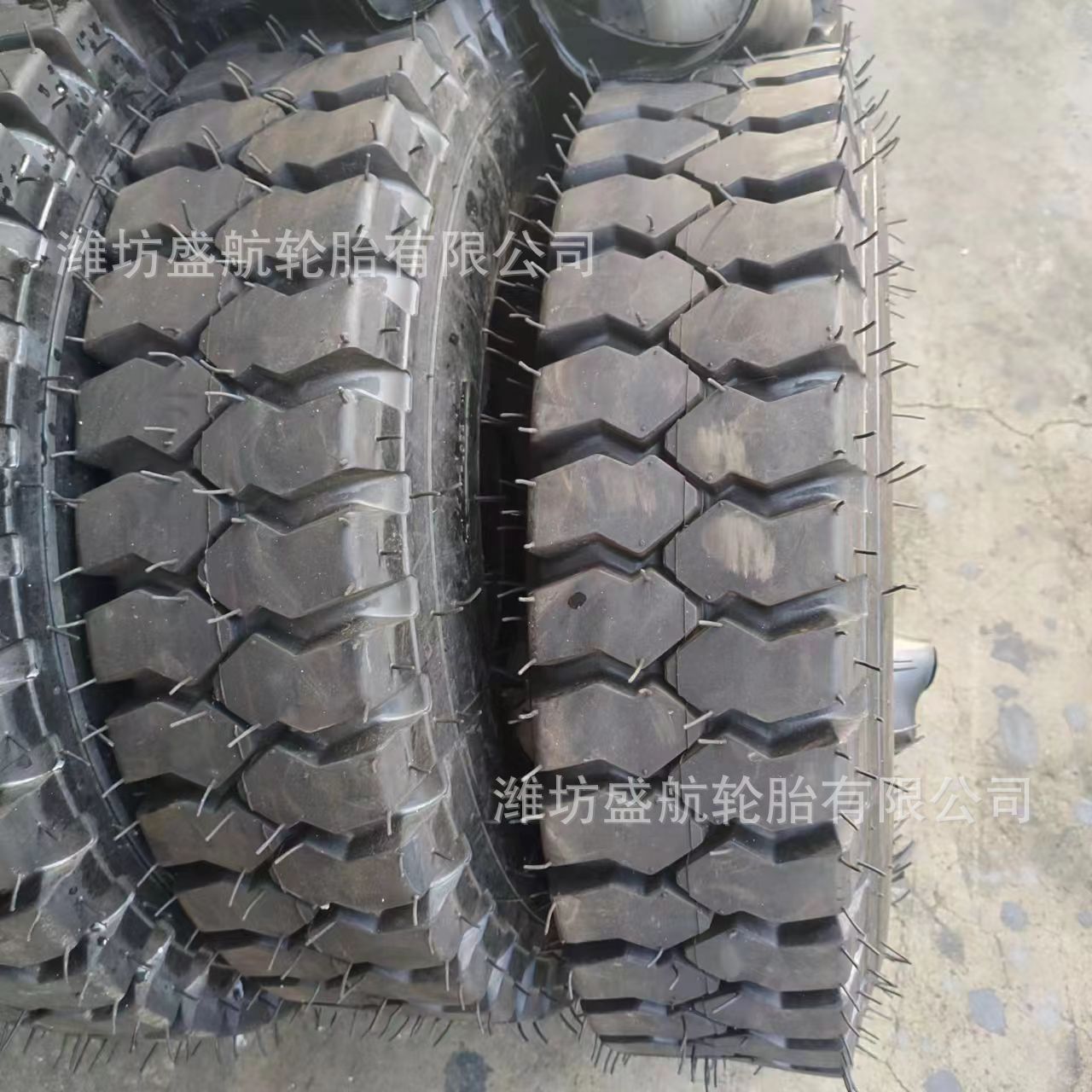 全新永固矿山用载重运输轮胎7.00-16矿花斜交充气农用车轮胎