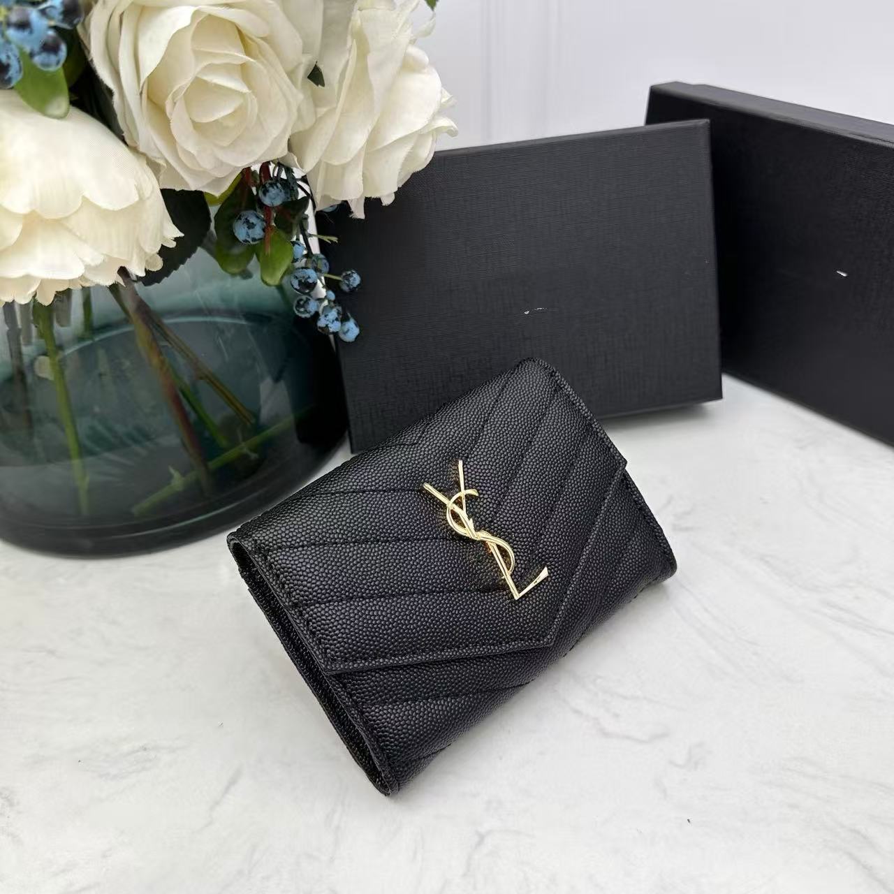 Wallet, quality short gift box for men and women, genuine leather 2