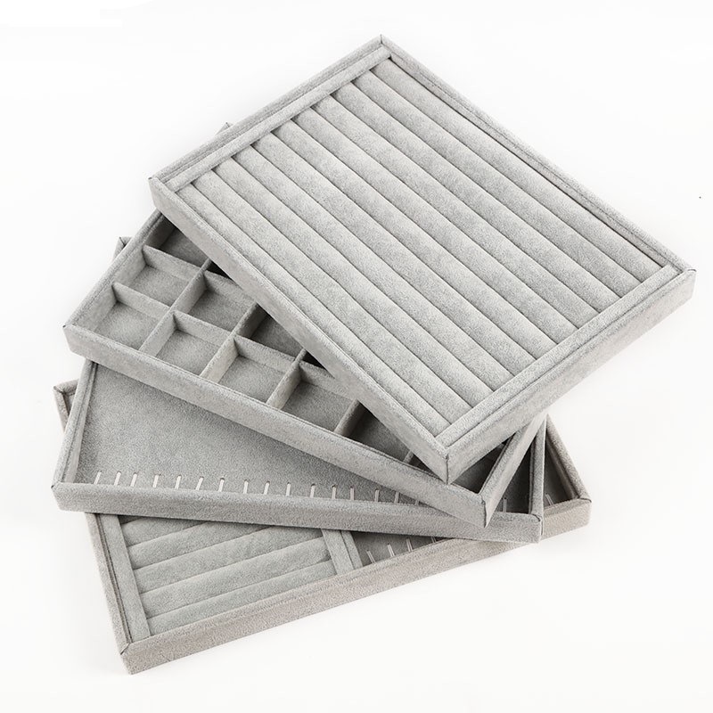 Lace Ring Tray Earrings Earring Tray Empty Tray Accessory Display Stand Jewelry Jade Accessories Storage Organizer Storage Box Wholesale