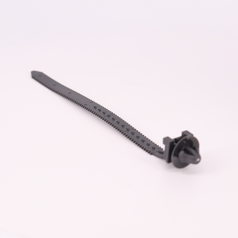 插销式扎带汽车飞机头开孔蘑菇头圆盘汽车配件厂汽修用圆盘束线带