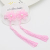 Chinese style hot selling model girl Tang suit Hanfu accessories fringe ribbon hair clip to new product free shipping manufacturers direct sales