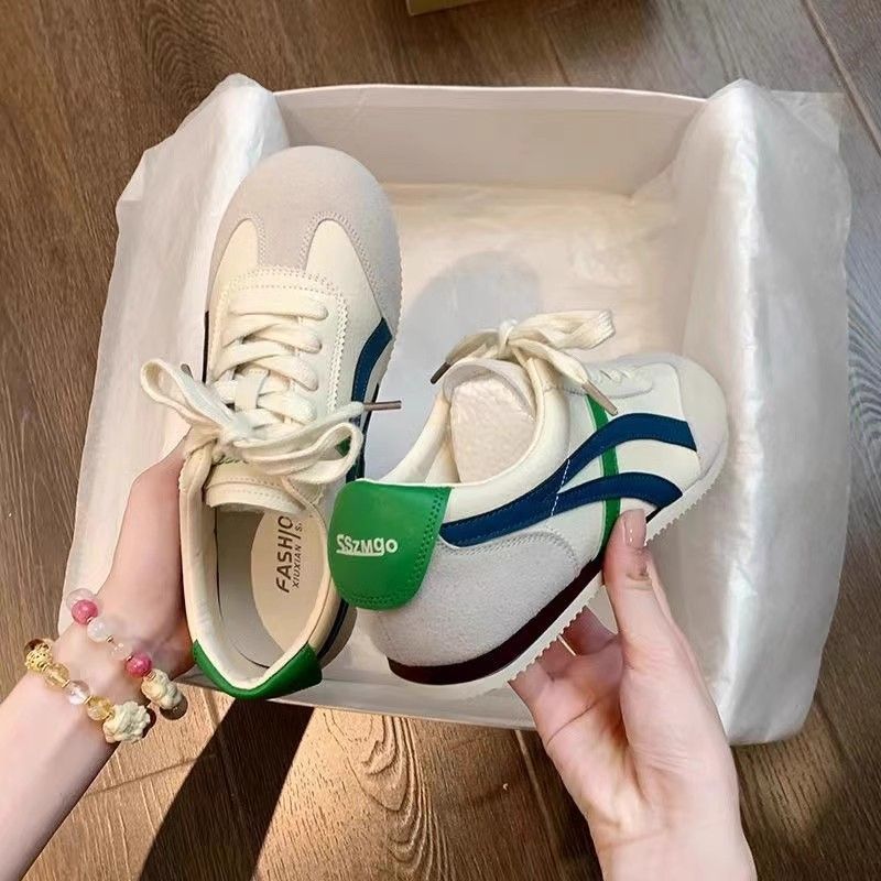 Zapatos Forrest Gump amarillos de suela blanda Zapatos alemanes de plata retro americano para mujer 2025 otoño nuevos zapatos deportivos casuales