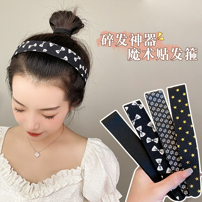 Летняя чела наклейка липучка для волос обруч для волос женский артефакт