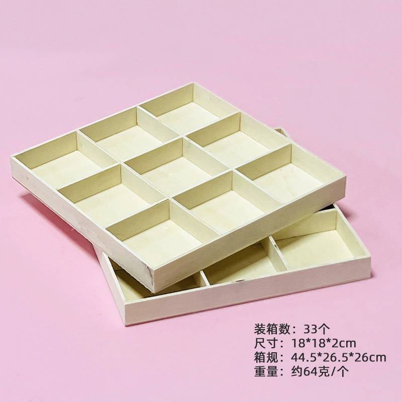 Dibujos animados decoración creativa pequeña caja de madera vintage artesanía decoración de madera escritorio cosméticos joyería caja de almacenamiento al por mayor