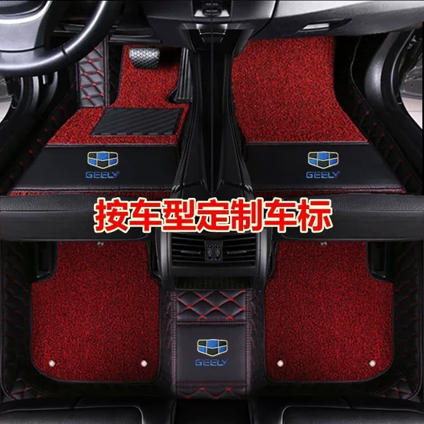 [Double layer black and red + black and red silk circle Qingying