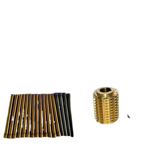 Zinc Alloy accessories electroplating tuhao gold seven-color gyro hardware vacuum coating OEM