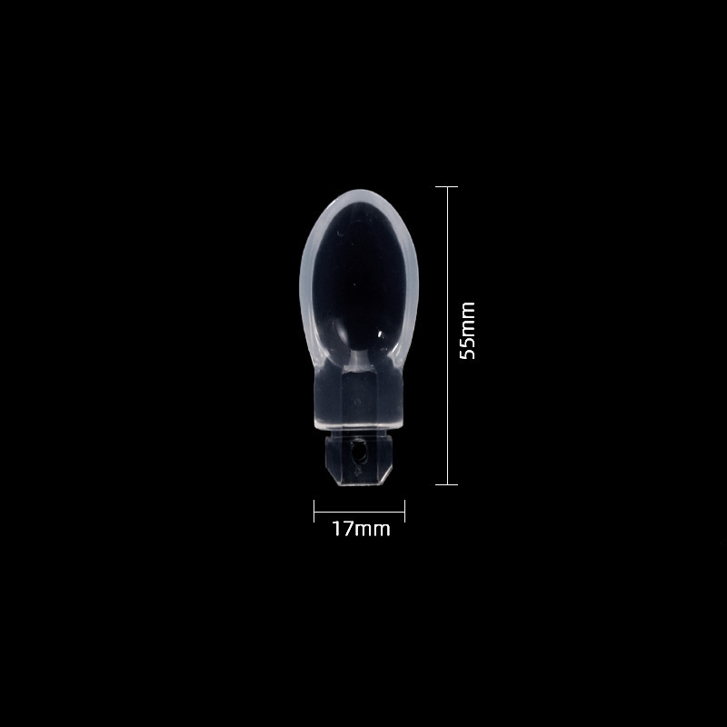 Source Factory Children's Feeding Utensils Baby Silicone Spoon Baby Soft Tip Soup Spoon Baby Spoon Head Accessories