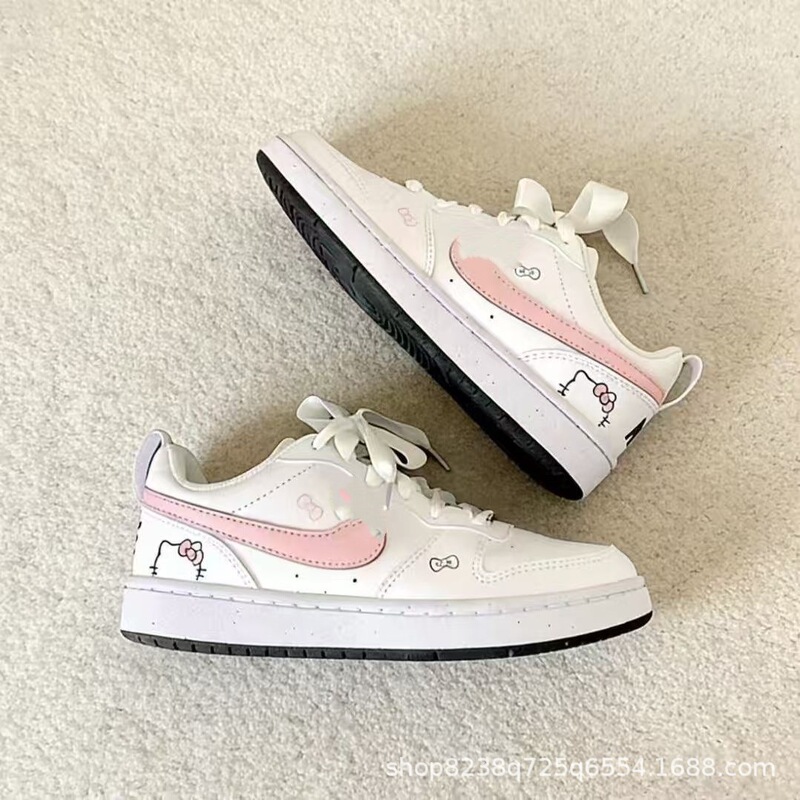Putian Pure Original New Model Court Borough Low Campus-Style Popular Kitty Women's Casual Sneakers