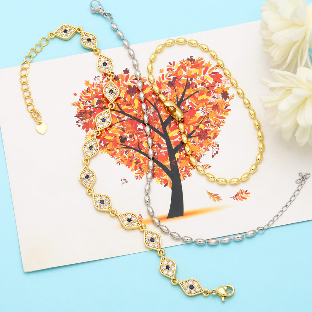 Fashion Geometric Copper Plating Bracelets 1 Piece