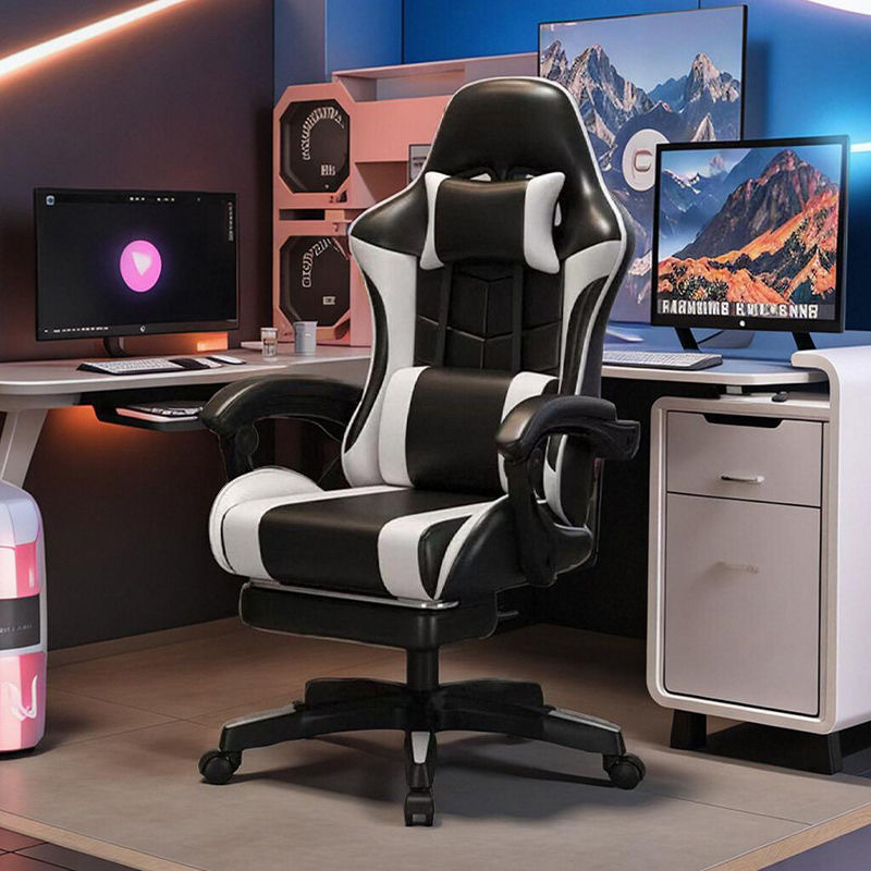 E-Sports Chair, Office Computer Chair, Ergonomic Chair, Dormitory Gaming Live Streaming Chair, Comfortable for Long Periods of Sitting, Not Tiring, Adjustable Chair