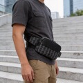 Cross-border foreign trade printed waist bag, camera-style trendy brand workwear waist bag, casual men's outdoor tactical waist bag