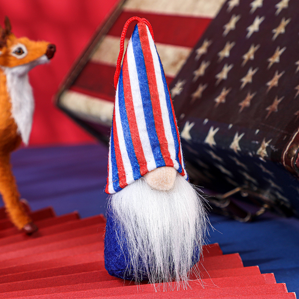 Cross-Border Día DE LA Independencia Americana muñeca colgante muñeca sin rostro decoraciones de vacaciones Día DE LA Independencia Americana regalo