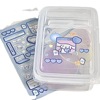 Brand transparent storage box, sticker, card holder