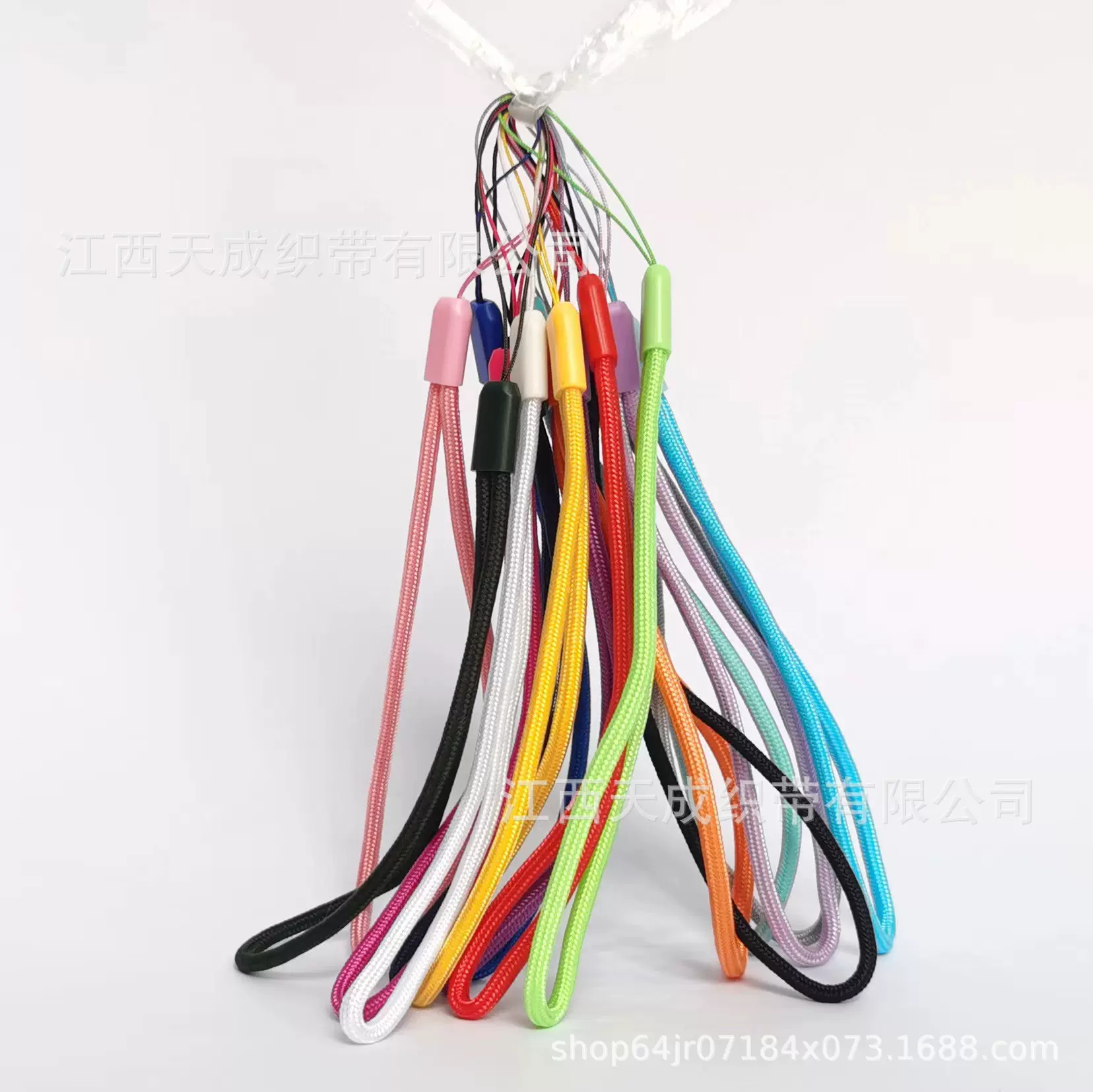 一手货源3.0MM圆形尼龙手机短挂绳 手电挂绳男女通用手感柔软耐磨