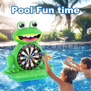 Cross-Border Frog Pvc Inflatable Throwing Target Penguin Water Dart Board Party Kidsren's Sticky Throwing Game