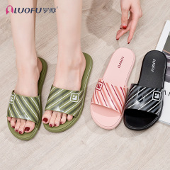 Loofu Slippers Household Bathroom Anti-slip High-end Indoor Home New Fashion Wearable Versatile Early Autumn New Style P