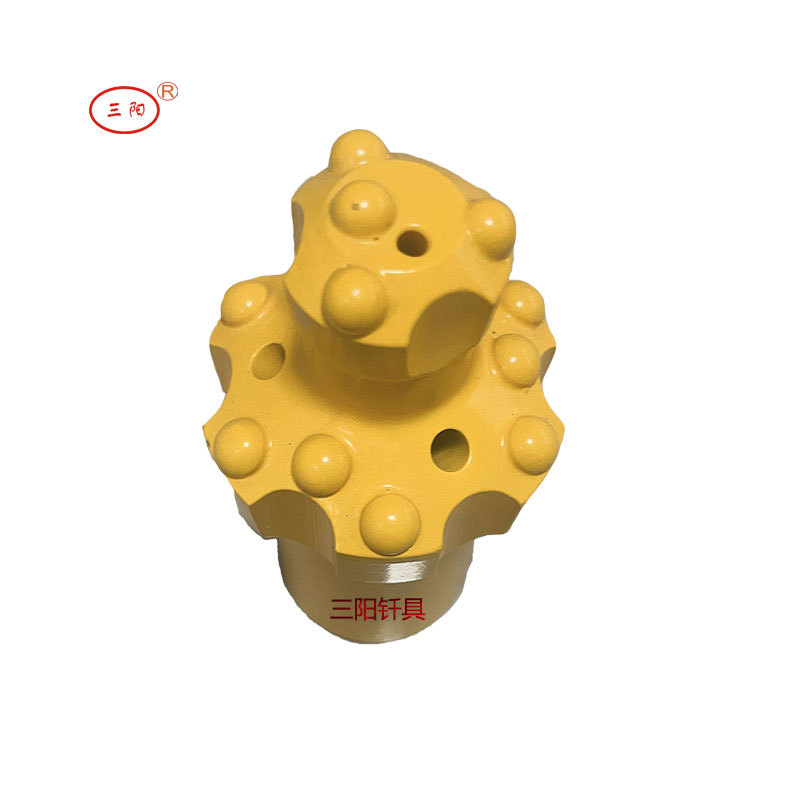 液压钻机用T38螺纹连接台车钻头 球形齿台车钻头 液压台车钻头