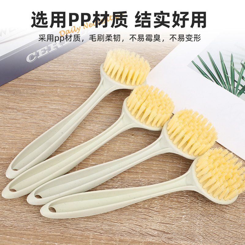 Long handle cleaning pot brush manufacturers wholesale washing pot brush kitchen cleaning pot brush oil-free long handle dishwashing brush