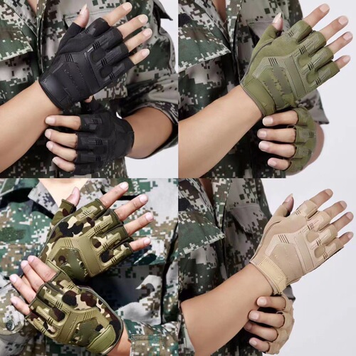 Cross-border SEAL freedom soldier half-finger tactical gloves for male military fans special forces combat training CS combat cycling mountaineering