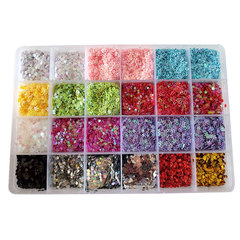 Cross-border best-selling five-pointed star heart rhinestones nail sticker, eye makeup mobile phone decoration DIY accessories material