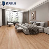Деревянная плитка Foshan для всего тела 200x1000, модная Имитация цельного дерева, гостиная, балкон, спальня, нескользящая Напольная Плитка Оптом