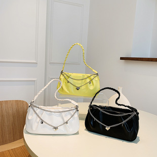 2023 spring and summer new fashion chain portable shoulder underarm small square bag women's bag support a large number of wholesale mixed batch