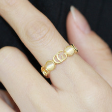 ��Ʒ �n���nʽ����14K��ɫ��ĸ�_�ڽ�ָ���sС���Ƕ؈��ʯָ�hŮ