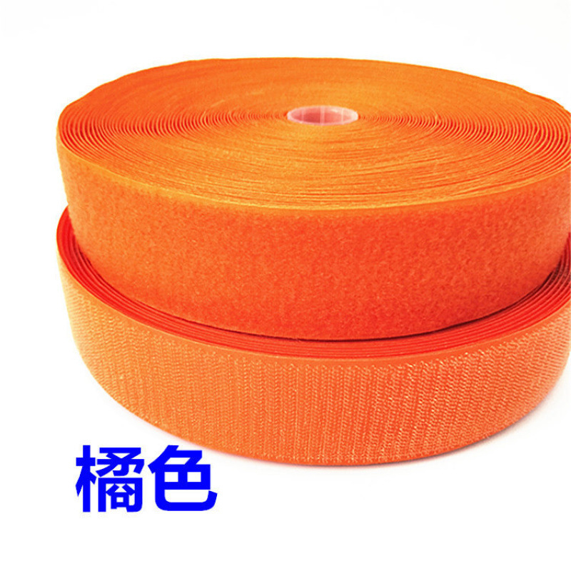 4cm Wide Colorfulful Hook and Loop Velcro Clothing and Shoe Mother Patch Sewing Velcro Thorn Hair Glue-Free Self-Adhesive Male and Female Patch