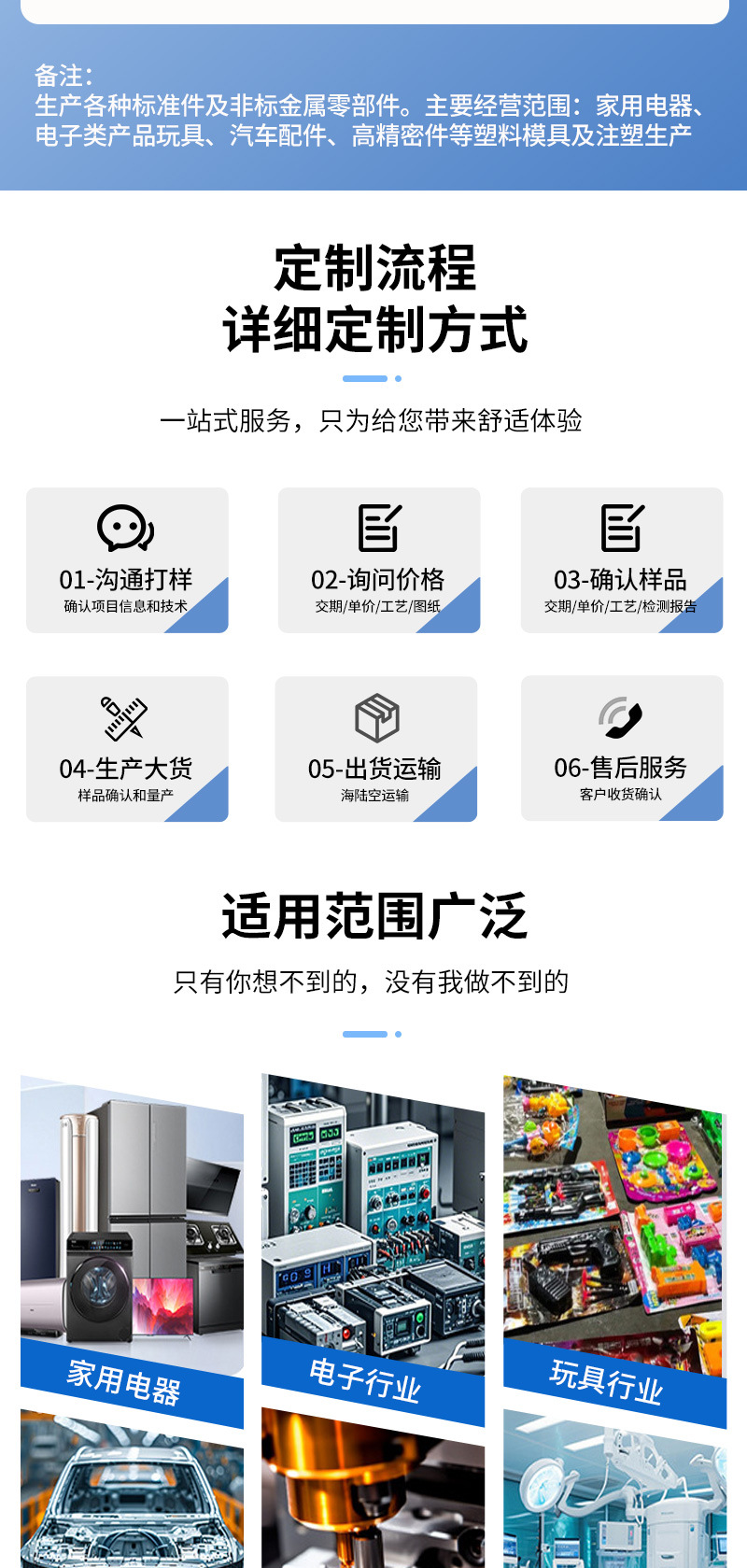 Dongguan custom injection molding molds, injection molding parts, AB plastic mold production, mold design and processing