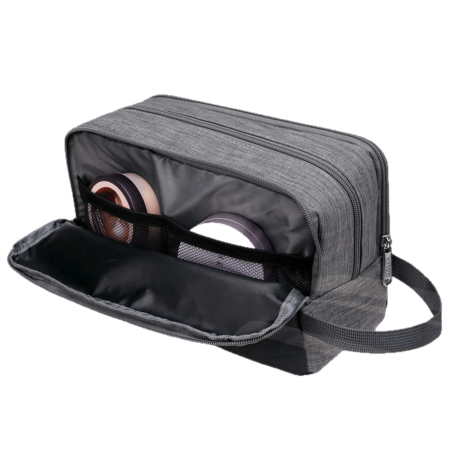 Bolsa de lavado para hombres colgando paquete impermeable bolsa de afeitar pequeña bolsa de lavado para viajar bolsa de afeitar